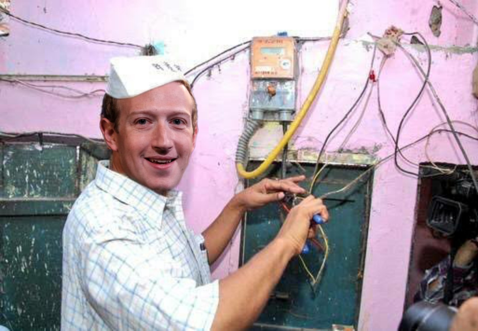 Mark Zuckerberg FB down meme