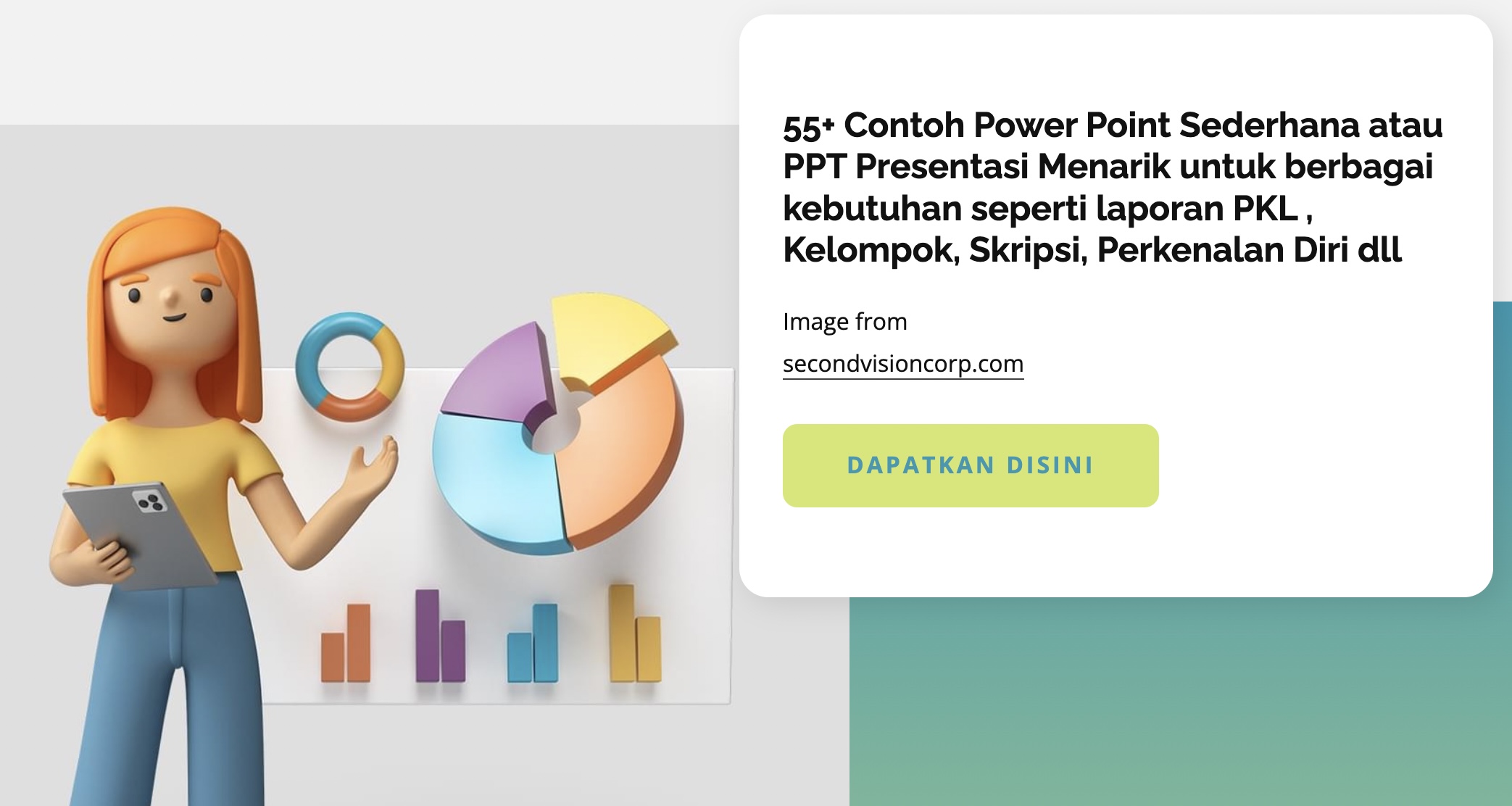 Contoh Power Point Sederhana atau PPT Presentasi Menarik untuk berbagai kebutuhan seperti laporan PKL , Kelompok, Skripsi, Perkenalan Diri