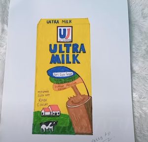 contoh gambar iklan susu kotak