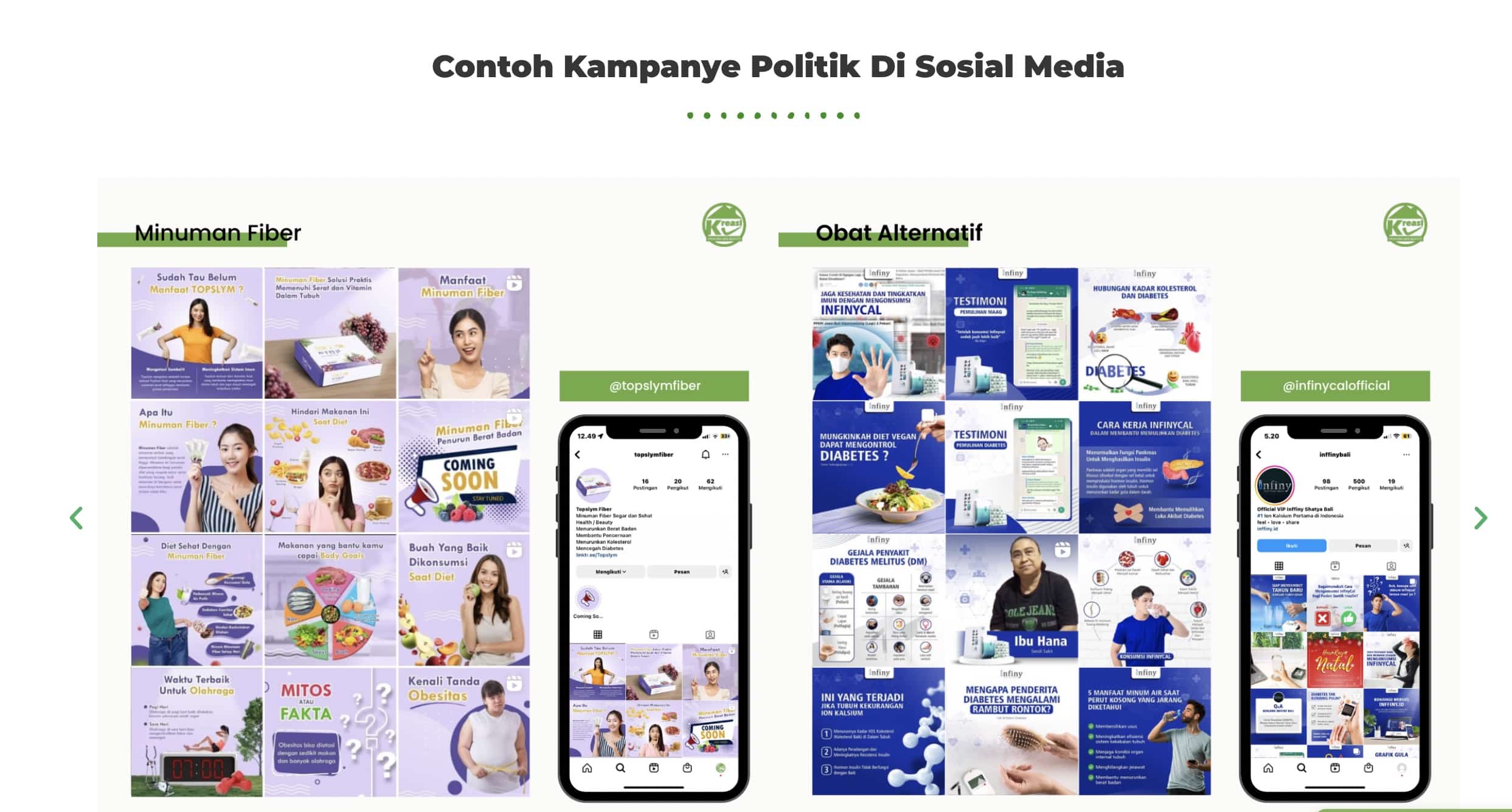 contoh kampanye politik di sosial media