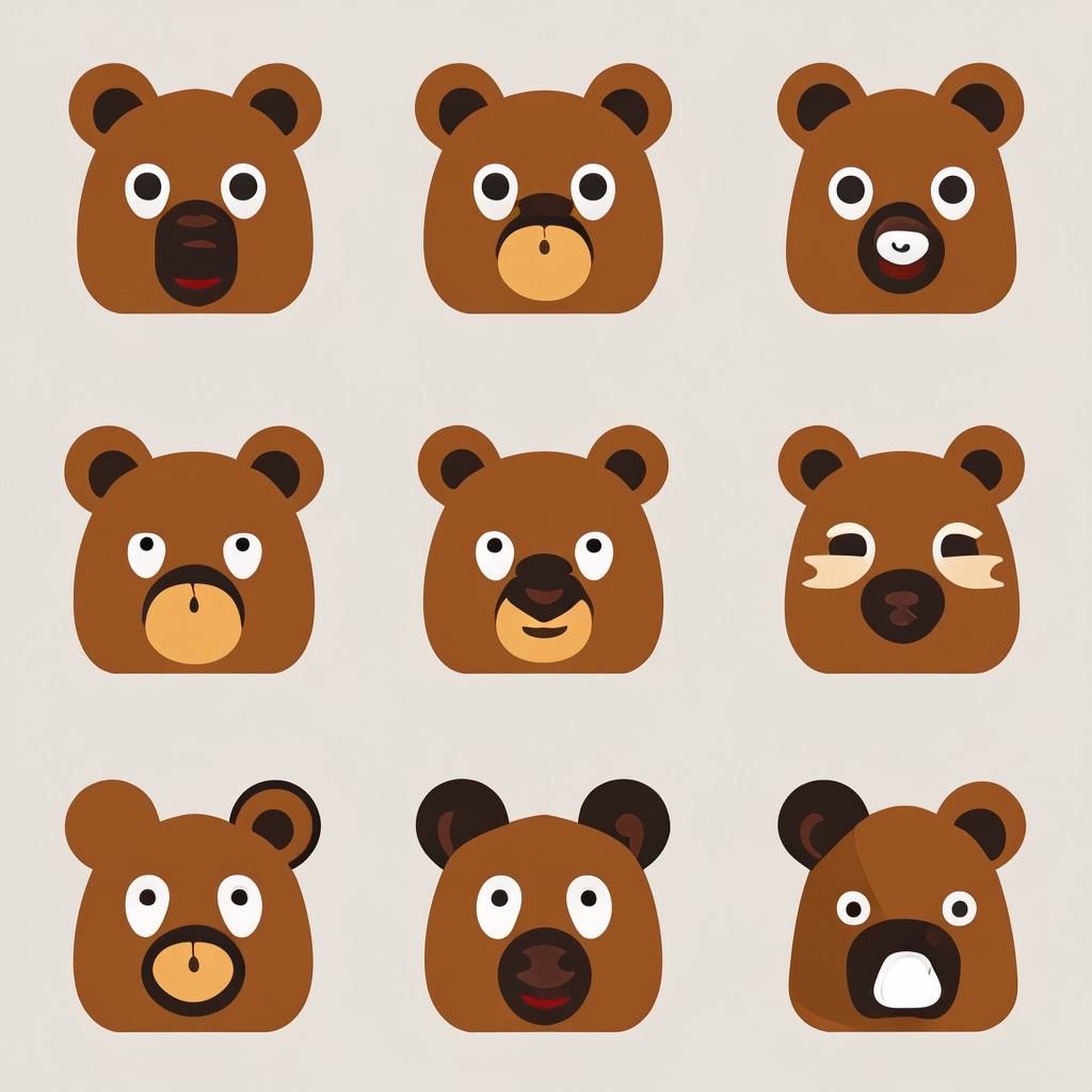 icon bear brown