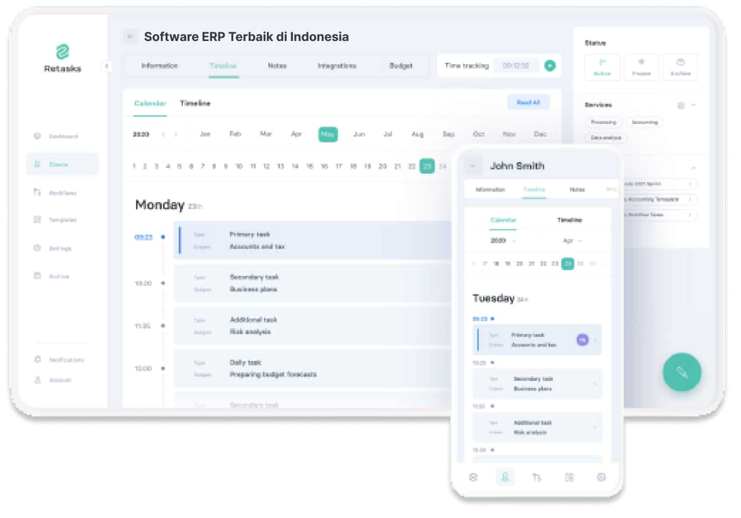 Design UI Software ERP Terbaik