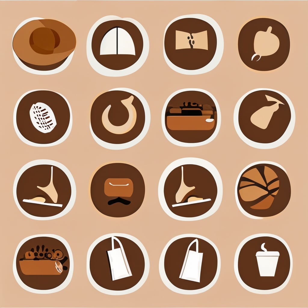 highlight instagram aesthetic brown
